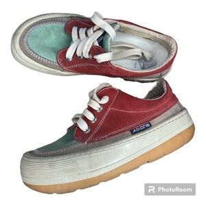 Vintage NOS Y2K AD One Footwear Chunky Sperry Style Shoes Size 10.5 Deadstock